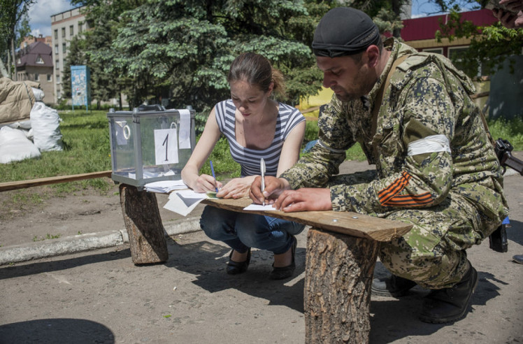 Слов"янськ, "референдум "ДНР"  11 травня 2014 року.