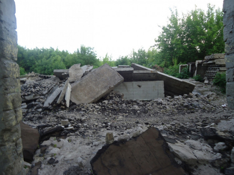 развалины завода "Спектр", Алчевск