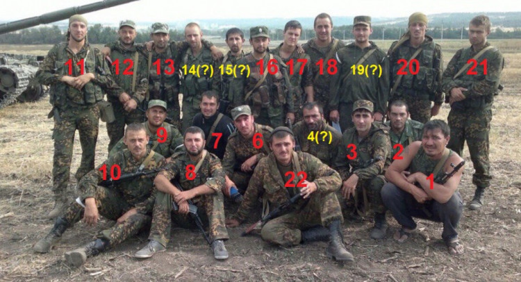российские военные на Донбасе 2014 год