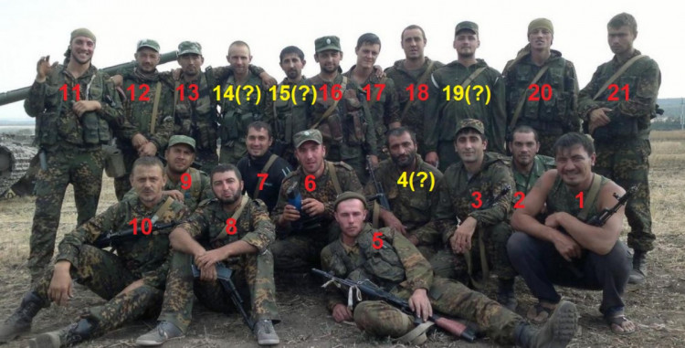 российские военные на Донбасе 2014 год