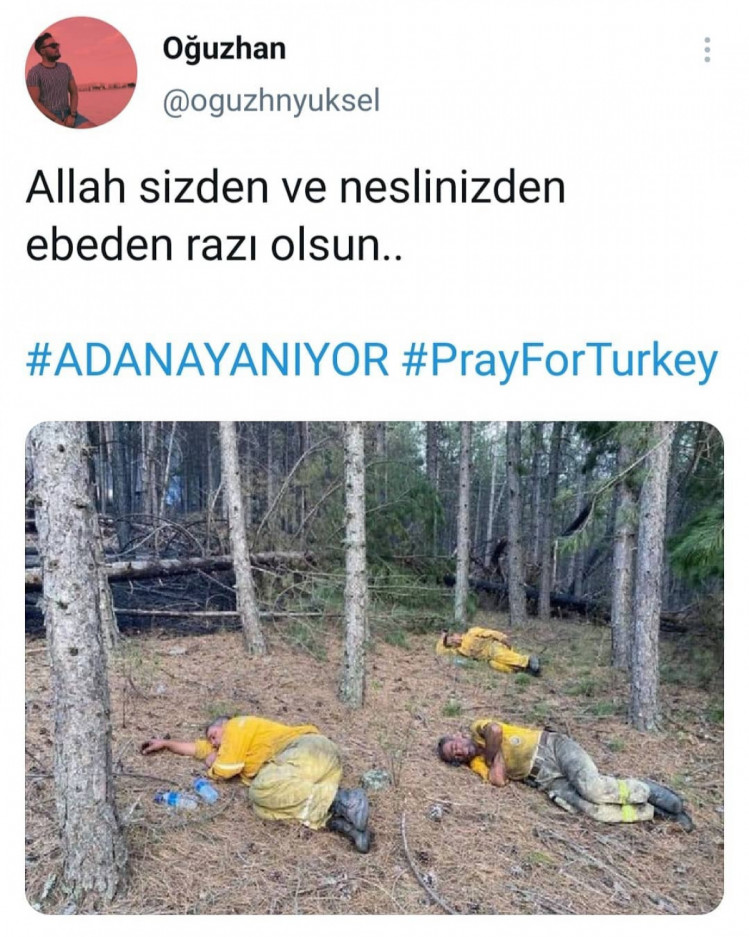 як турки допомагають одне одному під час пожежі