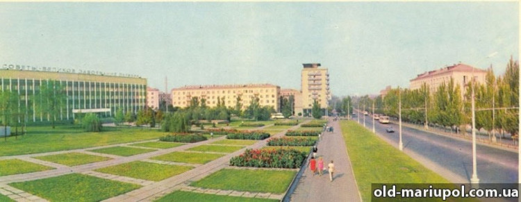 Греческая площадь Мариуполь в советское время